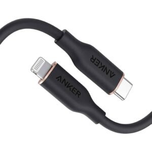 وصلة شحن أنكر أصلية USB-C to Lightning Cable 0.9 متر