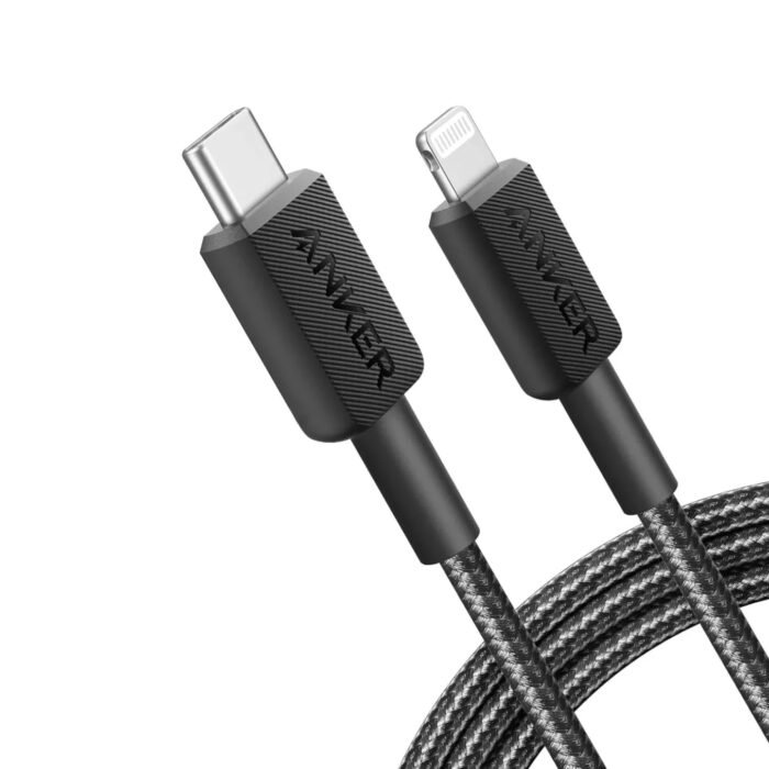 وصلة شاحن أنكر أصلية USB-C to Lightning Cable