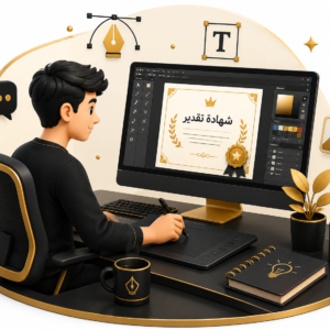 طلب تصميم شهادة
